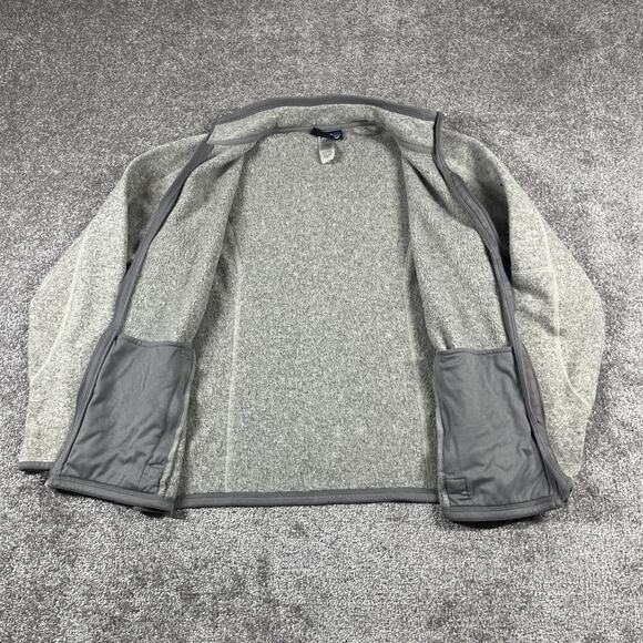 Patagonia Better Sweater Fleece Jacket Womens Medium Gray *Heavy Pilling - Picture 3 of 16